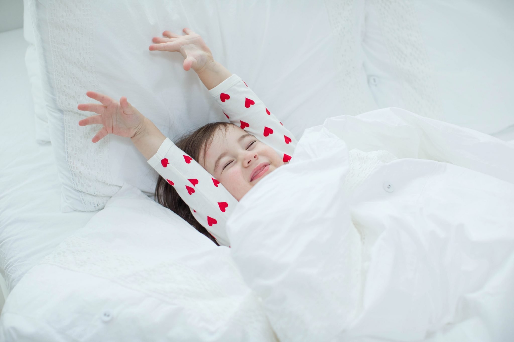Happy Child Waking Up